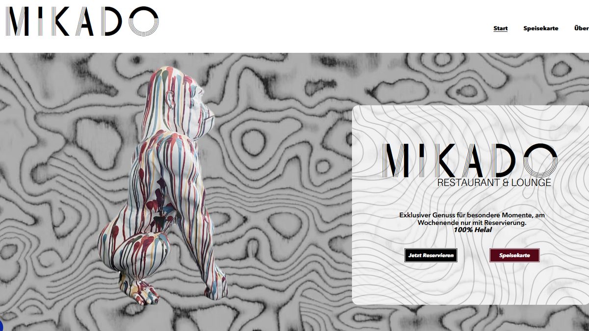 Startseite der Website von MIKADO Restaurant & Lounge in Bremen